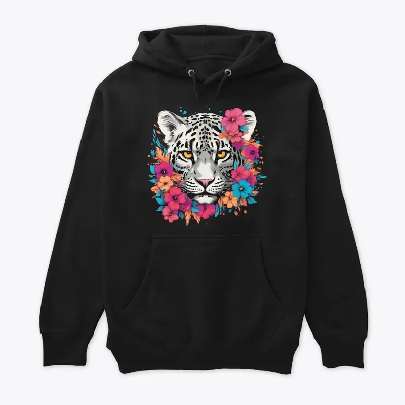 Floral Snow Leopard Design Collection