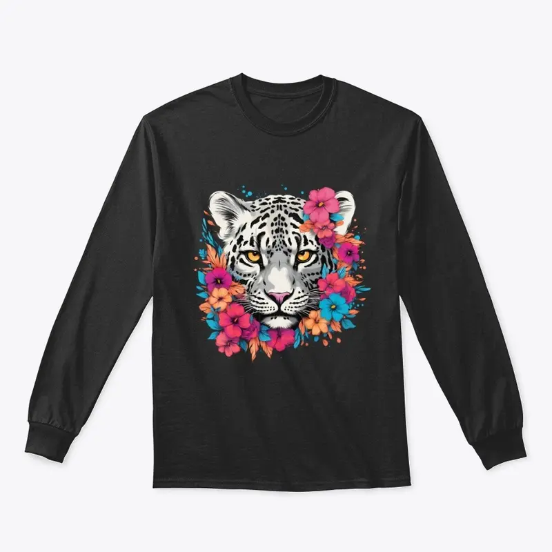 Floral Snow Leopard Design Collection